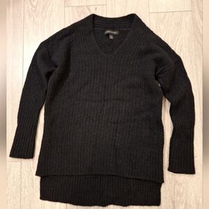 Merino wool sweater, black, size XXS petite, Banana Republic